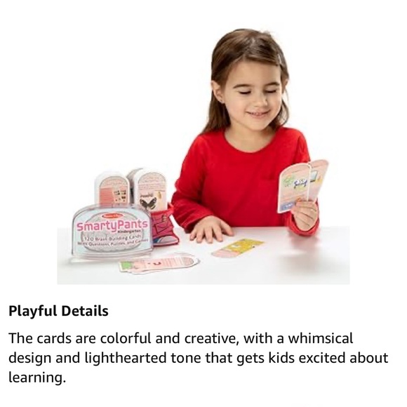 Melissa + Doug Smarty Pants Kindergarten Card Set - Picture 7 of 8